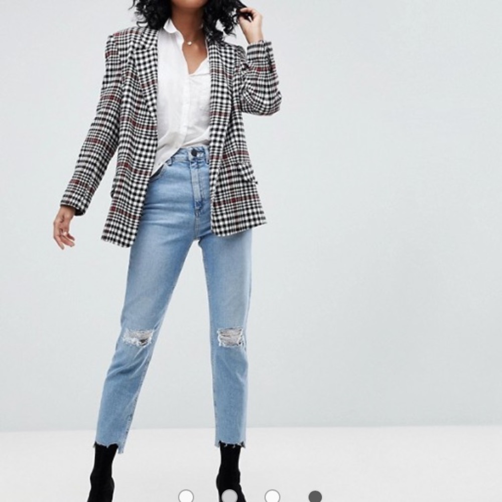 SOLD NWOT ASOS High Rise Mom Jeans